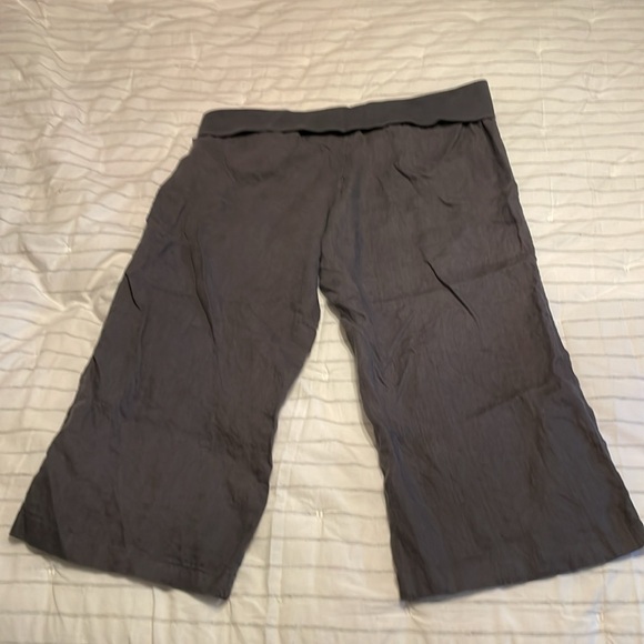 Dark grey linen capri pants size XL - Picture 6 of 6